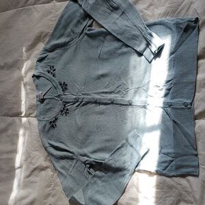 MERONA cotton blend jeweled sweater